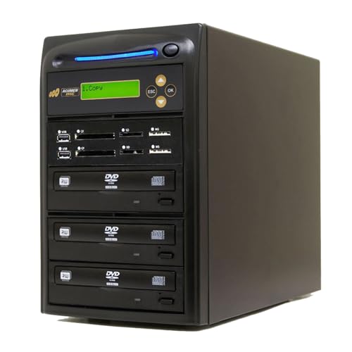 Image of Acumen Disc 1 to 2 Crossover CD DVD Disc Duplicator & Bi-Directional Multimedia Flash Memory Copier (CF SD MS USB) / Media Converter - Disc to Disc /Media to Media
