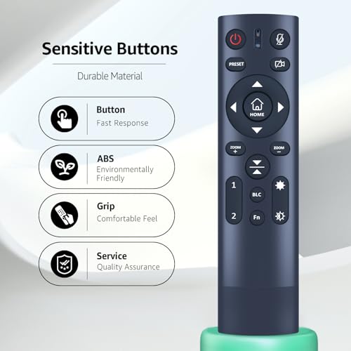 Mando a distancia de repuesto RETROSUN para cámara NexiGo N990 4K PTZ con control de zoom continuo 4