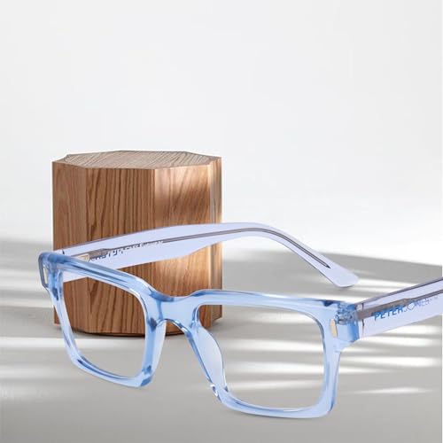 Image of Peter Jones Acetate Unisex Large Broad Style Premium Spectacle Frame with Spring Hinges (U001)
