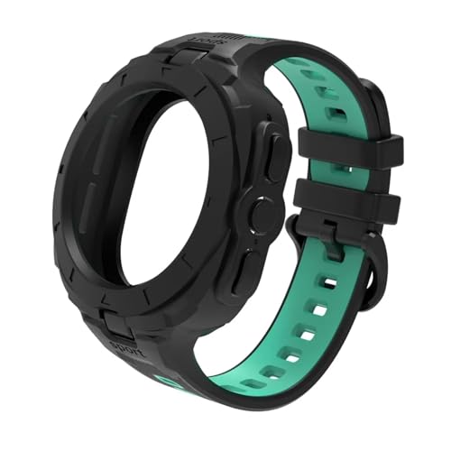 Bracelet silicone monobloc antichoc couleur unie pour montre Samsung Ultra 47mm