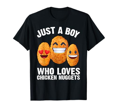 Pépite de poulet amusante pour hommes, garçons, enfants, amateurs de pépites de poulet T-Shirt