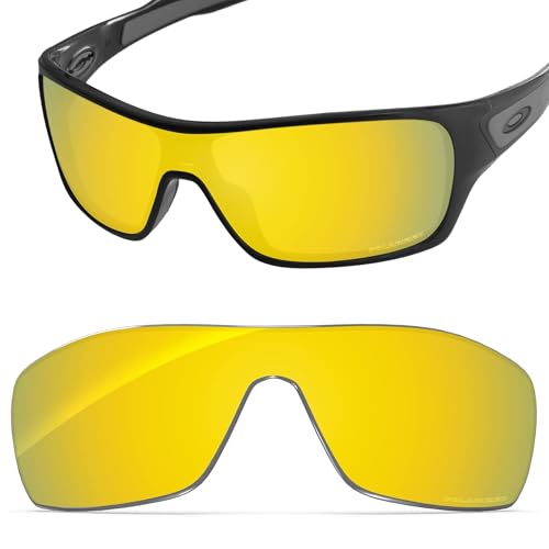 Image of Performance Replacement Lenses Compatible with Oakley Turbine Rotor OO9307 Polarized Etched