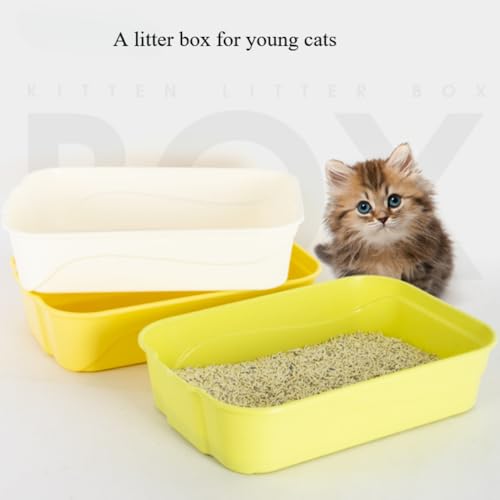 Arenero para gato portátil con diseño semiabierto verde miniatura 4