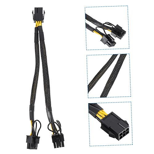 Cable de alimentación GPU pin doble Tofficu extensión adaptador conversión vídeo gráfico 5