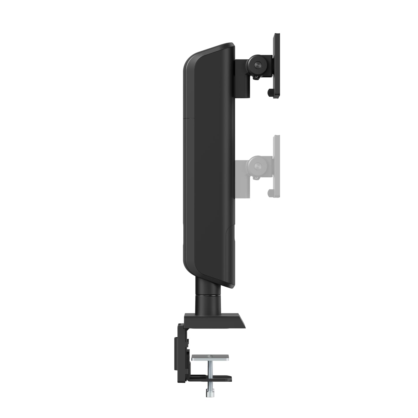 VDD - bras pour moniteur - réglable en hauteur - 1 moniteur - serré