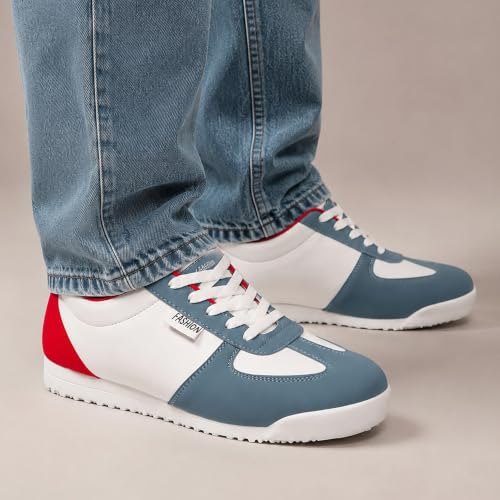 Image of layasa Men's Next-Gen Chunky Sneakers | Stylish Lace-Up Casual Shoes | Contemporary Streetwear & Everyday Fashion Footwear