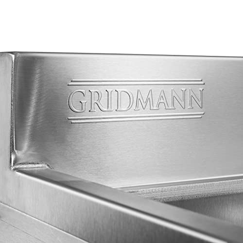 Gridmann GR1410-3-0 Compartment Stainless Steel Bar Sink thumb #6