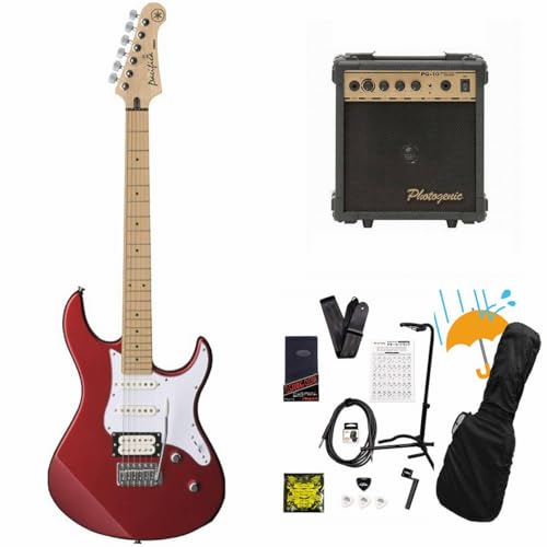 YAMAHA / PACIFICA112VM RM (レッドメタリック) PAC-112VM パシフィカ PG-10アンプ付属エレキギター初心者セットR