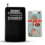 Radio Pequeña Portátil De Bolsillo para Llevarla A Cualquier Parte. Transistor De Radio FM/Am con Antena Telescópica para Una Mejor Sintonización De Las Emisoras. Incluye Auriculares Stereo.