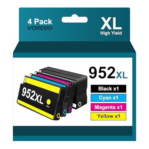 VOREDO 952XL Ink Cartridges Combo Pack Replacement for HP 952...