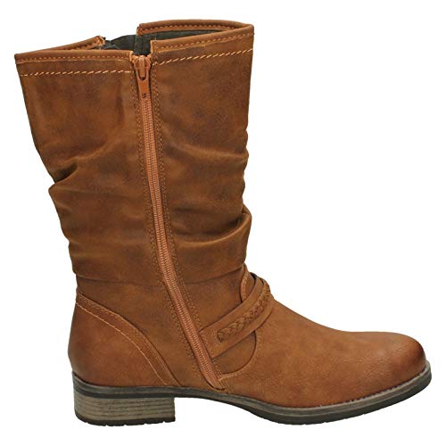 Rieker 98860, Damen Hohe Stiefel, Braun (nuss/nuss 22), 42 EU (8 UK)