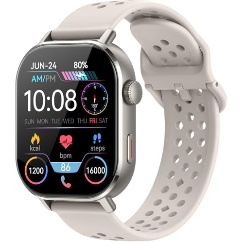 Jugeman GPS Smartwatch Herren Damen, 2.06' AMOLED Uhren Herren mit...