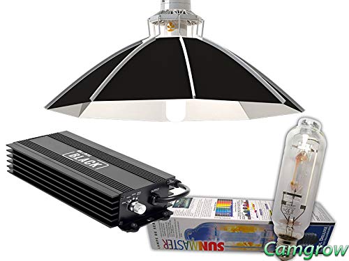 SunMaster DualSpectrum & MH + Lumii Black Digital & Daisy Reflector Light Kit (Kit MH 600W + Lumii Digital Ballast + Daisy Refl)