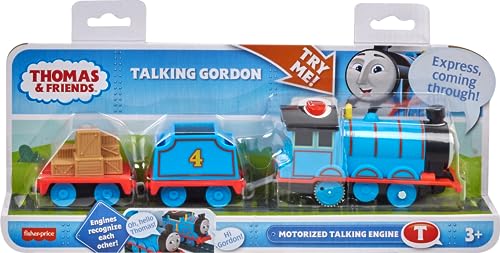 image for ​Thomas & Friends Motorized Toy Train Talking Gordon Battery-Powered