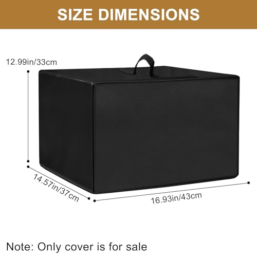 Image of Air Fryer Cover Dust Cover for Ninja FO101 French Door Premier Air Fryer Convection Oven Toaster,16.93 inch*14.57 inch*12.99 inch Heat-Resistant Waterproof Dust-proof Kitchen Appliance Covers