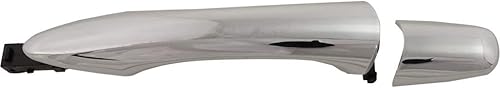 Para Infiniti JX35 - Manija de puerta exterior delantera, lado del conductor cromada (2013-2013), con orificio para llave, embellecedor base