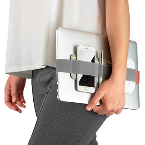 Beblau SLIM Portable Tech Organizer attachable to your laptop & notebook | Backpack & desktop organizers Office, Home & School | Working from Home Solution | Laptop accessories