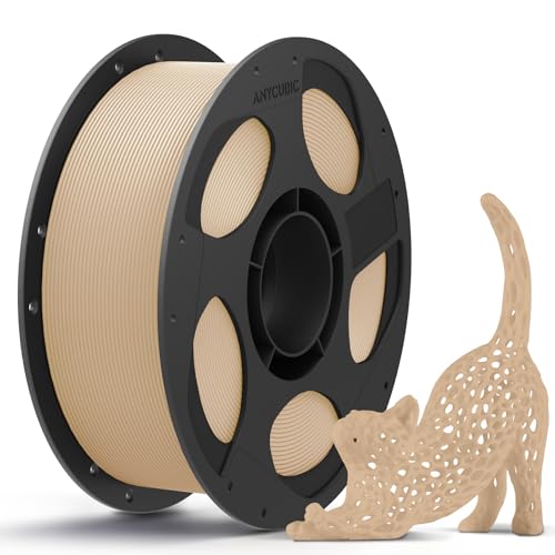 ANYCUBIC PLA Filament 1 75mm Refill PLA und Spool Kit 3D Drucker Filament PLA Vakuumverpackung Intelligente Identifikation 1KG Beige