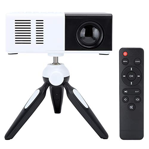 Best Buy! Hilitand Mini Projector, Portable Black and White HiFi LED Projection Machine with Miniâ...