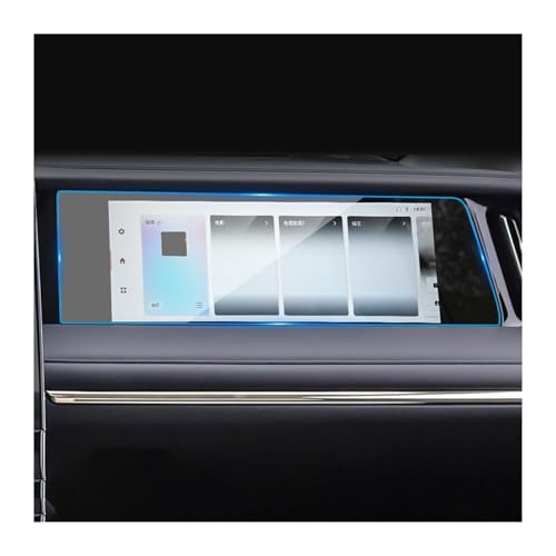 Ciloc Láminas Protectoras Pantalla para GAC ​​Trumpchi E9 2023 2024 2025 14,6 Película Templada para Pantalla Navegación Protector Arañazos para Salpicadero Coche(Co-Pilot Screen Film 12.3)
