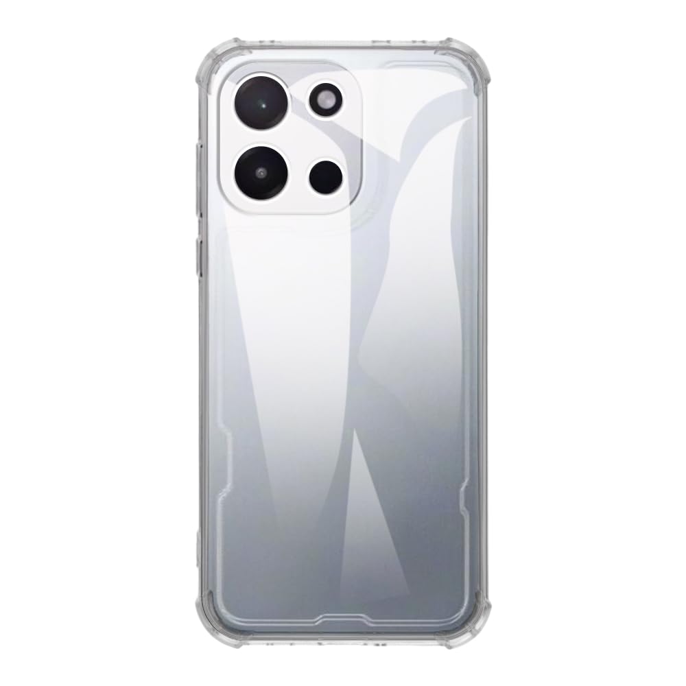 Soft Case Compatible with OnePlus Turbo 6 5G, Slim Shockproof Bumper Protective Back Cover, Anti-Scratch Flexible Shell, Grip-Friendly(Clear)