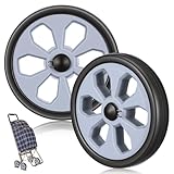 caddie 6 roues Non dommageable : glisse en douceur sur les sols sans laisser de rayures ni de marques, préservant l'apparence de votre sol, remplacement des roues de poussette, sacs de chariot
