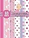 Cute Baby Girl Scrapbook Paper: 18 Sheets 8x11 Inch Double-sided Scrapbooking Pages: Baby Girls Craft Kit Collection Supplies