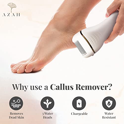 Image of Azah Clean Feet Combo | Callus Remover & Moisturising Socks | Pedicure Device | Electric Callus Remover | Pedicure for Women | Pedicure Kit | Moisturising Socks with Silicone Gel Pad