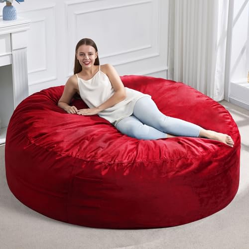Image of Hobestluk Giant Bean Bag Chairs 6FT Oversized BeanBag Chair for Adult Jumbo