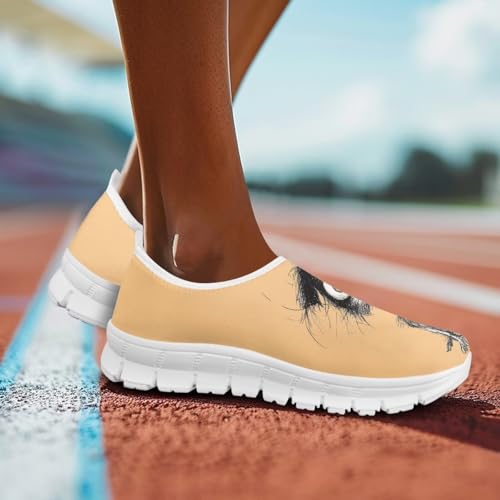 Image of Jeiento Cute Dog Women's Casual Slip On Shoes Loafers Sneakers for Women