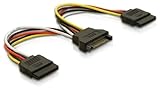 - Stromadapterkabel für SATA HDDs- 1x 15pin SATA Stecker auf 2x 15pinSATA Buchse- Länge 15cm