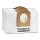 Kärcher Original Vliesfilterbeutel, 4 Stück, WD 1 Compact Battery, Weiß