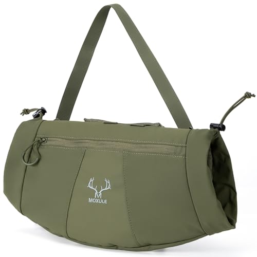 MOXULE Hunting Hand Warmer Muff: Portable Fleece Waist Handwarmer Pouch Insulated Outdoor Gear Cold Weather for Camping, Hiking Green