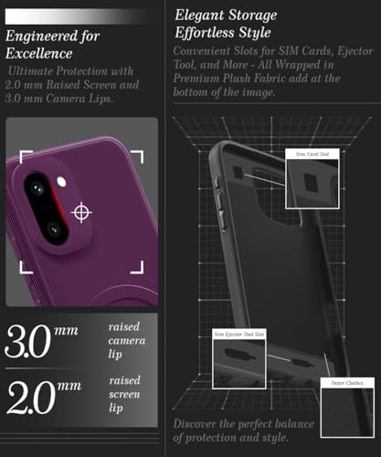 Image of WOW IMAGINE Back Case Cover for 1+ OnePlus 15R 5G | Soft Matte Silicone Case| Slim Fit & Shockproof | Camera Protection Bumper Cover (Purple)