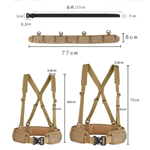 5 in 1 Utility Metal Buckle 1.5 Inch Nylon Tactical Belt3