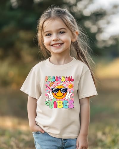 First Day of Pre-K Shirt – Toddler Boys and Girls Short Sleeve Back to School Outfit, 2T-5T2
