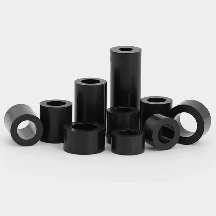 Entretoises rondes ABS nylon noires M3-M10 pour assemblage PCB et matériel électrique (500,M4.2 x 7 x 35mm)