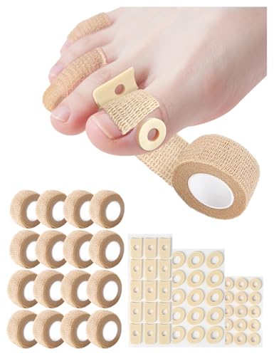 Fizzest Broken Big Toe Little Toenail Protectors Women Men，Runners Big Toe Caps Covers Bandage，Toe Guards for Feet Sleeve，Toe Cushions for Pain Relief，Ingrown Toenail Treatment，Corn Removers for Toes