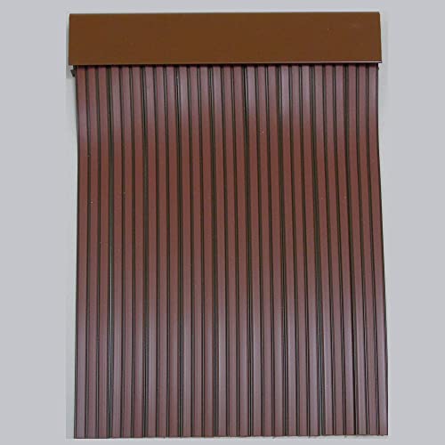 Cortinas Exterior Puerta Anti Moscas | Material PVC y Barra Aluminio | Ideal para Terraza y Jardín