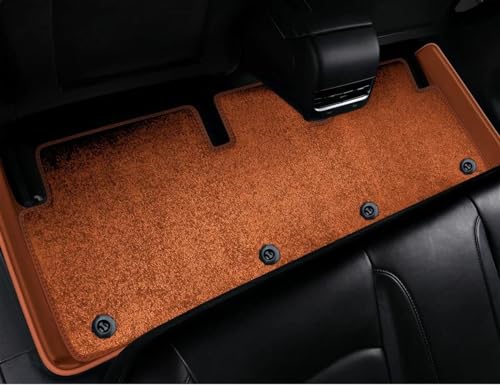 Tapis de sol Audi A6 C8 2019-2023 tapis antidérapants complets café - 3