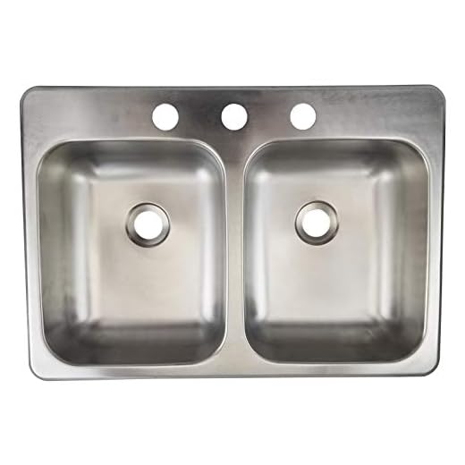 25" X 17" Stainless Steel Sink