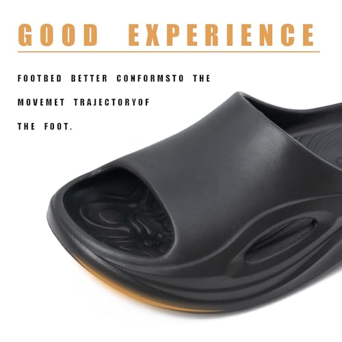 New Mens Sandals, Plantar Fasciitis Thick Cushion Orthotic Men Athletic Slides, EVA Lightweight Comfort Non-Slip Slippers, Soft Summer Beach Shoes3