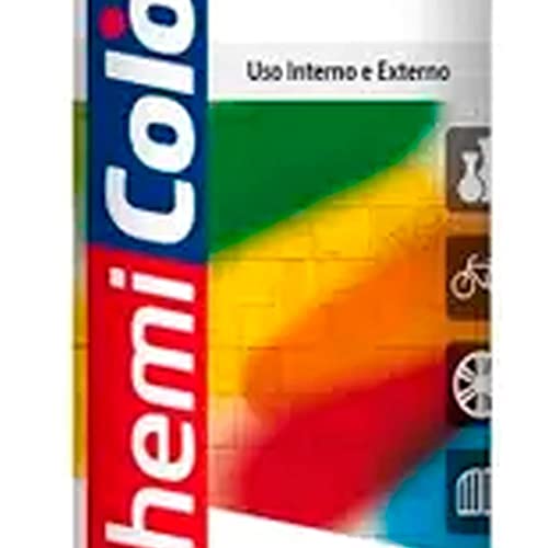 Tinta Spray Uso Geral Preto Brilhante 400ml Chemicolor