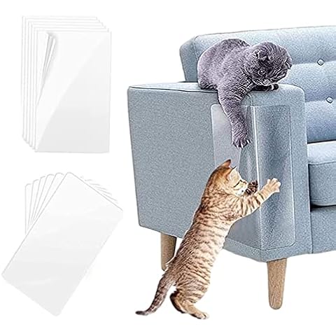 PXRLMYF 12 PCS Anti-Scratch Furniture Protectors Cat Scratch Couch Protector Pet Sofa Guard for Protecting Upholstered Transparent, 35x15x4CM (RL20211129B025) Cover