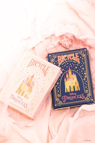Image of Bicycle Disney Princess Inspired Playing Cards Pink or Blue Playing Cards (Packaging May Vary)