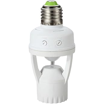 Maclean &ndash; Energy MCE24 &ndash; Lamp holder with Motion Sensor 360 &deg;
