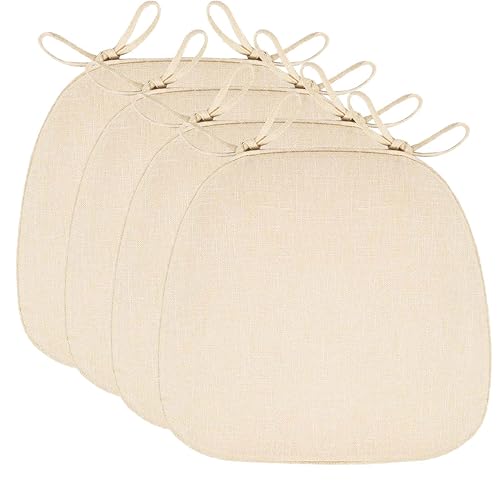 uyeoco Set 4/2/1 Cuscini Sedia da Cucina/Cuscini di Seduta,43 * 41 * 35cm Confortevole Cuscini Coprisedia da Cucina,con Lacci Imbottito,Lavabili(4#,4pcs)
