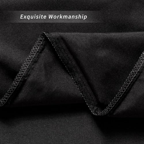 Image of Body Pillow Pillowcase with Zipper 1 piece,Black,20 inchx54 inch | Body Pillow Cover with Zipper,Long Pillow Case,Cozy Microfiber Body Pillow Case Cover