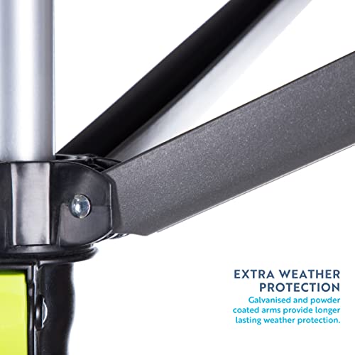 Minky Heavy Duty Easy Breeze 50m 4 Arm Rotary Airer Washing Line with Stay Taut Lines, Cover and Metal Soil Spike - Image 7