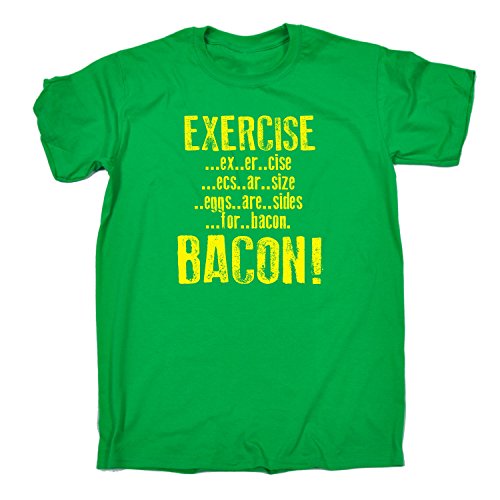 123T Mens Exercise Eggs Bacon - Loose Fit t-Shirt